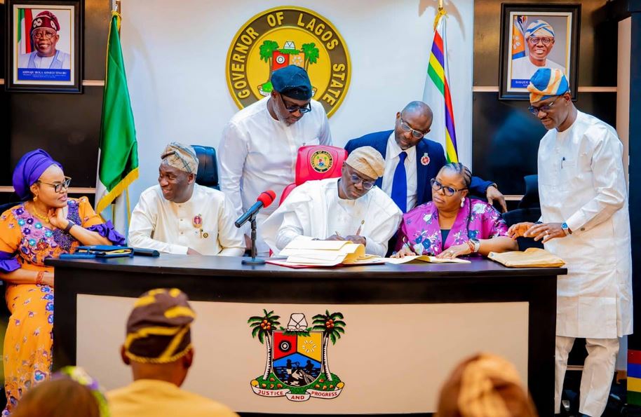 Gov SanwoOlu Officially Signs Lagos 2024 Budget With N21.74 Billion